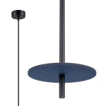 Lampa wisząca FELTRO 1 czarna/granatowa SL.1881 Sollux