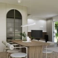 Lampa wisząca BISCUIT 100 biała LED 4000K TH.673 Thoro