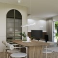 Lampa wisząca BISCUIT 100 taupe LED 4000K TH.678 Thoro