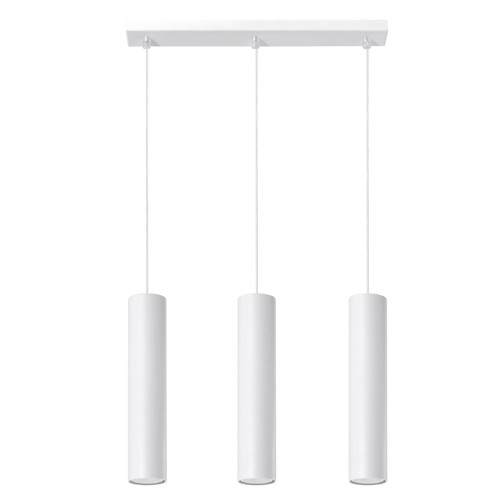 Lampa wisząca LAGOS 3L biały GU10 3x40W IP20 SL.0325 SOLLUX