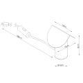 Lampa biurkowa BISCUIT czarna LED 3000K TH.690 Thoro