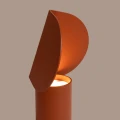 Lampa biurkowa BISCUIT ochra czerwona LED 3000K TH.691 Thoro