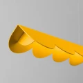 Lampa wisząca BISCUIT 130 żółta LED 4000K TH.730 Thoro