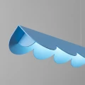 Lampa wisząca BISCUIT 100 błękitna LED 4000K TH.745 Thoro