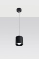 Lampa wisząca ORBIS 1 czarny GU10 1x40W IP20 SL.0051 SOLLUX