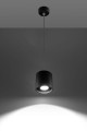 Lampa wisząca ORBIS 1 czarny GU10 1x40W IP20 SL.0051 SOLLUX