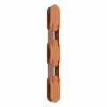 Kinkiet CHAIN 91 ochra czerwona LED 3000K TH.773 Thoro
