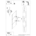 Kinkiet CHAIN 91 zielony oliwkowy LED 3000K TH.778 Thoro