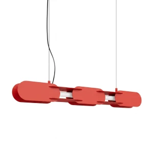 Lampa wisząca CHAIN 91 czerwona LED 3000K TH.786 Thoro
