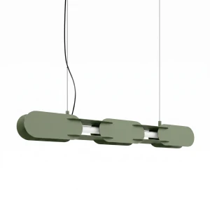 Lampa wisząca CHAIN 91 zielona oliwka LED 3000K TH.793 Thoro