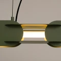 Lampa wisząca CHAIN 91 zielona oliwka LED 3000K TH.793 Thoro