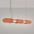 Lampa wisząca CHAIN 91 ochra czerwona LED 4000K TH.818 Thoro