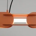 Lampa wisząca CHAIN 91 ochra czerwona LED 4000K TH.818 Thoro