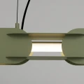 Lampa wisząca CHAIN 91 zielona oliwka LED 4000K TH.823 Thoro