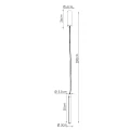 Lampa wisząca TRANG 50 różowa LED 4000K TH.879 Thoro