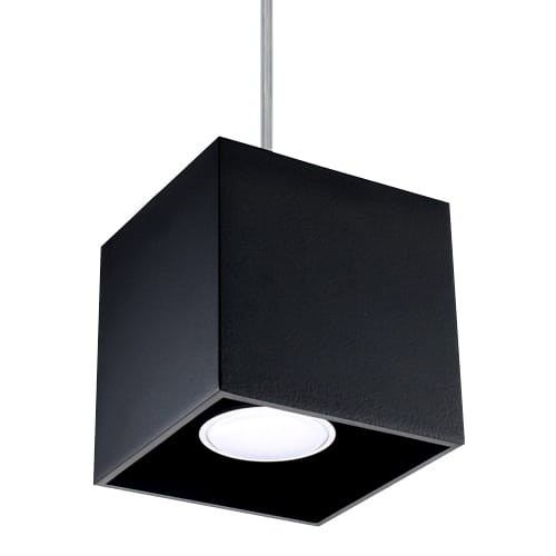 Lampa wisząca QUAD 1 czarny GU10 1x40W IP20 SL.0060 SOLLUX