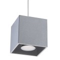 Lampa wisząca QUAD 1 szary GU10 1x40W IP20 SL.0061 SOLLUX