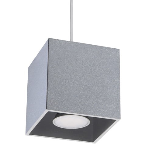 Lampa wisząca QUAD 1 szary GU10 1x40W IP20 SL.0061 SOLLUX