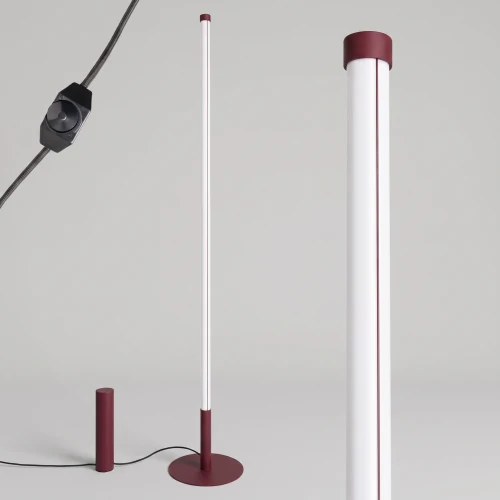 Lampa podłogowa TRANG burgund 4000K TH.1009 Thoro