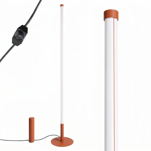 Lampa podłogowa TRANG ochra czerwona 4000K TH.1013 Thoro
