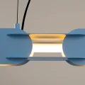 Lampa wisząca CHAIN 158 błękitna LED 3000K TH.1022 Thoro