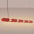 Lampa wisząca CHAIN 158 czerwona LED 3000K TH.1026 Thoro