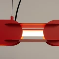 Lampa wisząca CHAIN 158 czerwona LED 3000K TH.1026 Thoro
