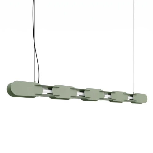Lampa wisząca CHAIN 158 zielona oliwka LED 3000K TH.1033 Thoro