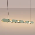 Lampa wisząca CHAIN 158 zielona oliwka LED 3000K TH.1033 Thoro