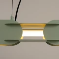 Lampa wisząca CHAIN 158 zielona oliwka LED 3000K TH.1033 Thoro