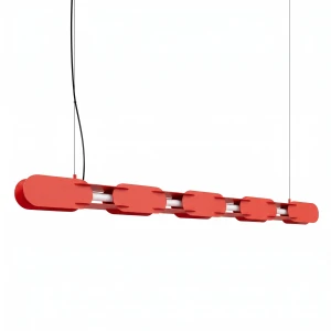 Lampa wisząca CHAIN 158 czerwona LED 4000K TH.1041 Thoro