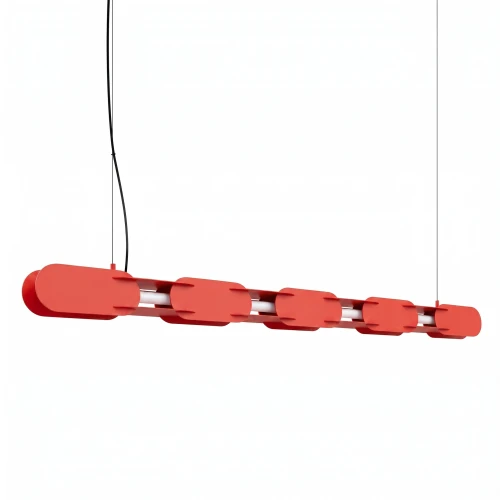 Lampa wisząca CHAIN 158 czerwona LED 4000K TH.1041 Thoro