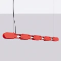 Lampa wisząca CHAIN 158 czerwona LED 4000K TH.1041 Thoro