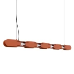 Lampa wisząca CHAIN 158 ochra czerwona LED 4000K TH.1043 Thoro
