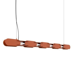 Lampa wisząca CHAIN 158 ochra czerwona LED 4000K TH.1043 Thoro