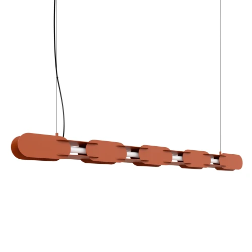 Lampa wisząca CHAIN 158 ochra czerwona LED 4000K TH.1043 Thoro