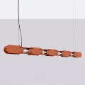 Lampa wisząca CHAIN 158 ochra czerwona LED 4000K TH.1043 Thoro