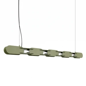 Lampa wisząca CHAIN 158 zielona oliwka LED 4000K TH.1048 Thoro