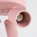 Różowa lampa sufitowa KARBON 3xGU10 do sypialni SL.1941 SOLLUX