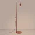 Lampa podłogowa KARBON 1 ochra czerwona SL.2023 SOLLUX