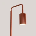 Lampa podłogowa KARBON 1 ochra czerwona SL.2023 SOLLUX
