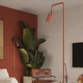 Lampa podłogowa KARBON 1 ochra czerwona SL.2023 SOLLUX