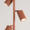 Lampa podłogowa KARBON 3 ochra czerwona SL.2024 SOLLUX