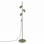 Lampa podłogowa nowoczesna KARBON 3xGU10 kolor zielona oliwka SL.2026 SOLLUX