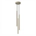Lampa wisząca PASTELO 3P taupe, trzy klosze, okrągła rozeta SL.2119 SOLLUX