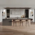 Lampa wisząca PASTELO 3P taupe, trzy klosze, okrągła rozeta SL.2119 SOLLUX