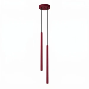 Lampa wisząca burgundowa PASTELO 2 nad stół do jadalni 2xG9 SL.2122 SOLLUX