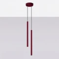 Lampa wisząca PASTELO 2 burgund SL.2122 SOLLUX