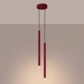 Lampa wisząca PASTELO 2 burgund SL.2122 SOLLUX