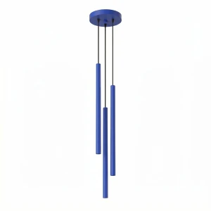 Lampa wisząca PASTELO 3xG9 ultramaryna do salonu SL.2127 SOLLUX